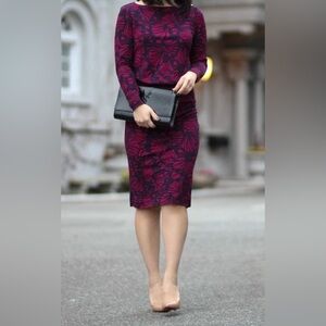 Tory Burch Etta Long sleeve Dress, Size M